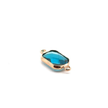 Light blue rectangle shape crystal charm,SKU#M2147lightblue