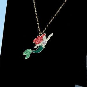 The Little Mermaid / Ariel Charm, Gold Plated, Sku#M3201