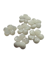 10mm white flower mother of pearl, SKU#M4629