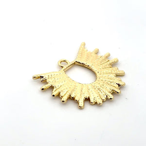 Gold shining light charm SKU#M3359