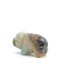 Amazonite multicolor pig shaped stone SKU#M2682