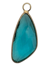 Light blue crystal charm, SKU#M3104Lblue