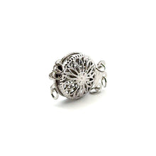 White gold bead clasp, SKU#WG/88