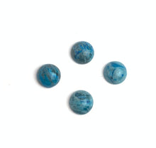 Blue Agate Circle Cabochon Sku#M1759