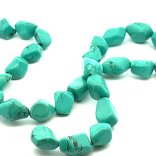 Turquoise Blue Stone W:1/2in L:1/2in-3/4in SKU#M3150