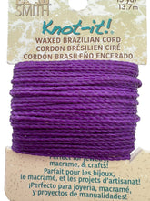 Waxed Brazilian Cord