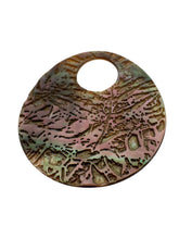 Round carved mother of pearl, SKU#M3446
