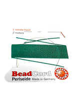 Green Bead Cord - Perlseide