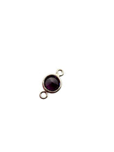 4mm,sterling silver, 3A, Cubic Zicronia Bezel Connector 
SKU#5005780M6