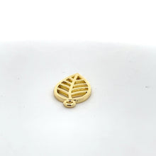 Gold leaf charm SKU#3352