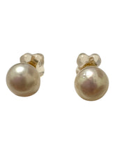 Japanese akoya pearl studs, 14KGF, SKU#Jakoya3
