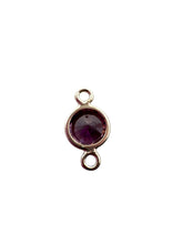 3mm, sterling silver , 3A, Cubic Zicronia Bezel Connector 
SKU#5030CM6