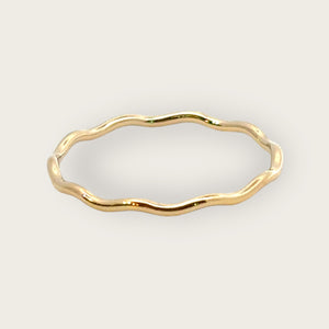 14KGF (Size6) Wavy ring, SKU#40518R6