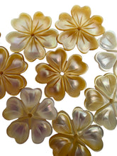 Yellow flower Mother of Pearl, SKU#M4616