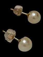 Japanese akoya pearl studs, 14KGF, SKU#Jakoya2