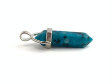Tianshan Blue Silver Plated Pendant Sku#M1417