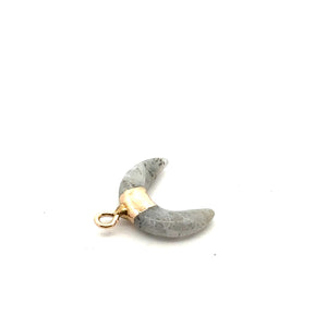 Labradorite half moon charm SKU#M2703