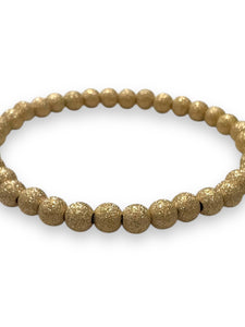 14KGF 7.0” stardust beaded stretchy bracelet, SKU#4014750SE65L