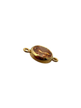 3mm, Gold filled , 3A, Cubic Zicronia Bezel Connector 
SKU#4030CM11