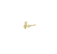 Square post earring w/Ring, SKU#400SQ5PR