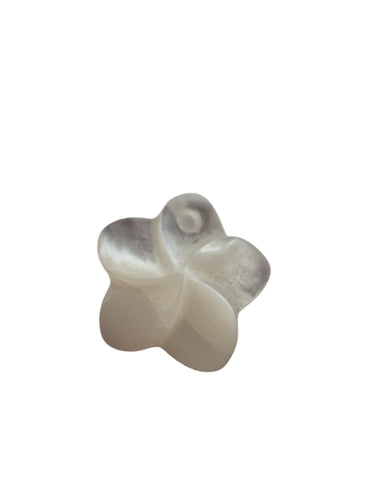 10mm white Mother Of Pearl Flower, SKU#M3j92