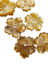 Carved MOP, tear drop shape mother of pearl. SKU#M4682Y