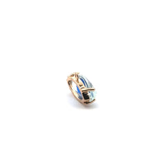 Blue eye shape crystal charm, SKU#M2138blue