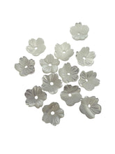10mm white flower mother of pearl, SKU#M4604