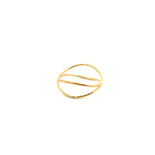 14KGF wave ring (Size 7.5-8) SKU#405RW