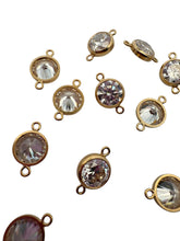 3mm, Gold filled , 3A, Cubic Zicronia Bezel Connector 
SKU#4030CM4