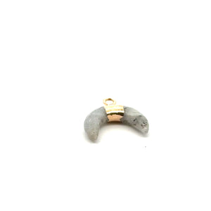 Labradorite half moon charm SKU#M2703