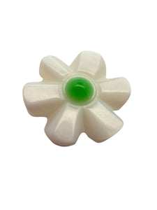 10mm green flower Mother Of Pearl, SKU#M4670