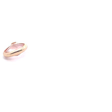 Pink triangle shape crystal charm, SKU#M2161pink