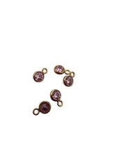 4mm, Gold filled , 3A, Cubic Zicronia Bezel 
SKU#403DMI0