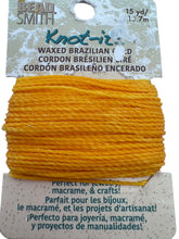 Waxed Brazilian Cord.