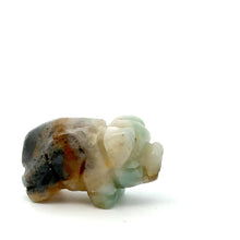 Amazonite multicolor pig shaped stone SKU#M2682