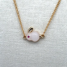 Rabbit Charm, Bunny Charm, Gold Plated, M4412
