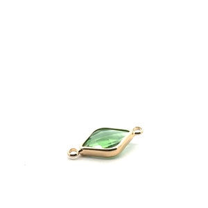 Diamond shaped charm SKU#M3105lightgreen