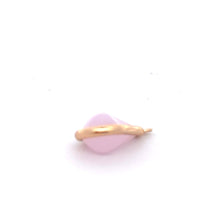 Pink round tear drop shape charm, SKU#M2160pink