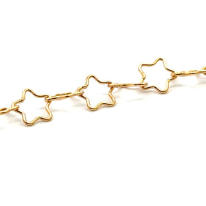 14KGF 7.99mm unique star chain, SKU#SM1419
