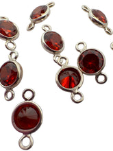 4mm,sterling silver, 3A, Cubic Zicronia Bezel Connector 
SKU#5005780M7