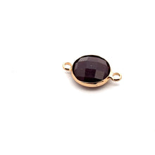 Dark purple triangle shape crystal charm,SKU#M2148Dpurple