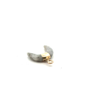 Labradorite half moon charm SKU#M2703