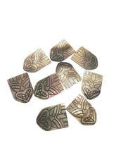 Tiki carved mother of pearl, SKU#M3775