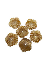 Yellow flower mother of pearl, SKU#M4612