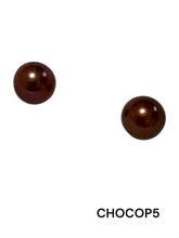 Chocolate Pearl pairs, 8mm - 9mm.SKU#Chocop1-Chocop10