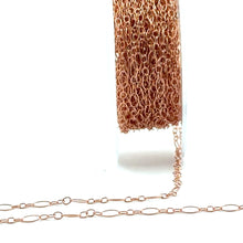 Rose Gold filled 2.3MM Tiny Oval Long & Short Chain, SKU#17SM801