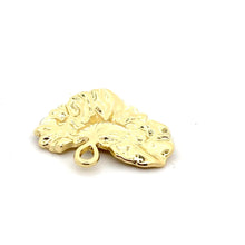 Gold leaf charm SKU#M3362