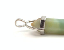 Amazonite Silver Plated Pendant Sku#M1434