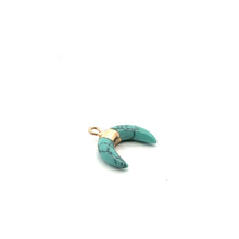 Turquoise half moon charm SKU#M2700